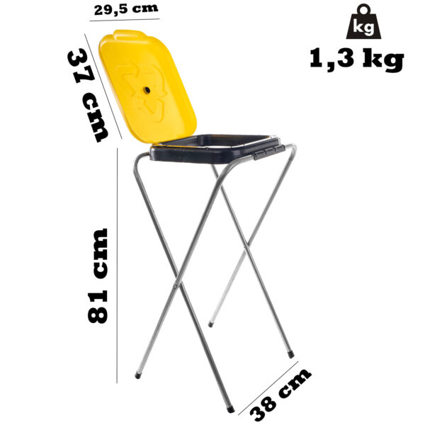 Stojak do segregacji odpadów SORTEX (1) Stojak do segregacji odpadów SORTEX (1)