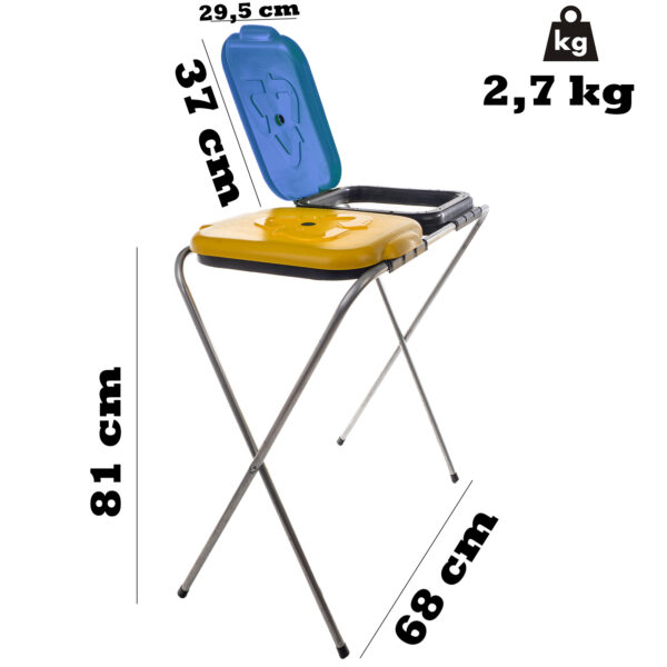 Stojak do segregacji odpadów SORTEX (2) Stojak do segregacji odpadów SORTEX (2)