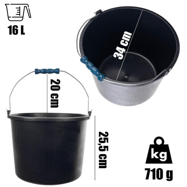 Wiadro-16L wymiary Wiadro-16L wymiary