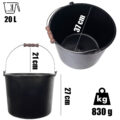 Wiadro-20L wymiary