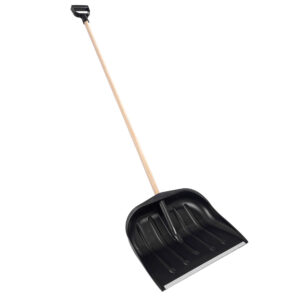 Łopata 45 cm do śniegu CZARNA KOMPLET
