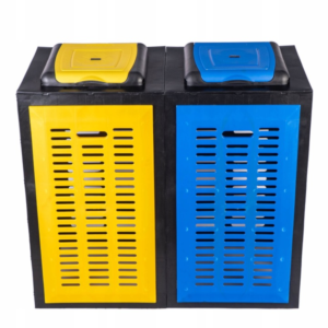 Modułowa zabudowa na worki do segregacji odpadów ECOLocker 2