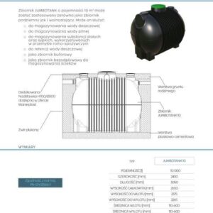 Pokrywa JUMBOTANK / BOLT 10 000 [fi760] z sygnalizatorem poziomu cieczy